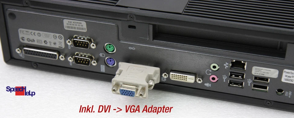 Ordenador PC AMD Sempron 210U 32GB SSD SATA 1GB DDR2 Paralelo RS-232 Windows XP - Imagen 3 de 4