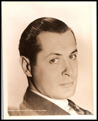Hollywood HANDSOME ACTOR ROBERT MONTGOMERY MGM VINTAGE 1930s ORIG