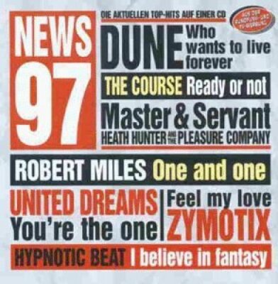 News 97 Red 5, Dune, Robert Miles, Zymotix, Hoodys..  [CD]