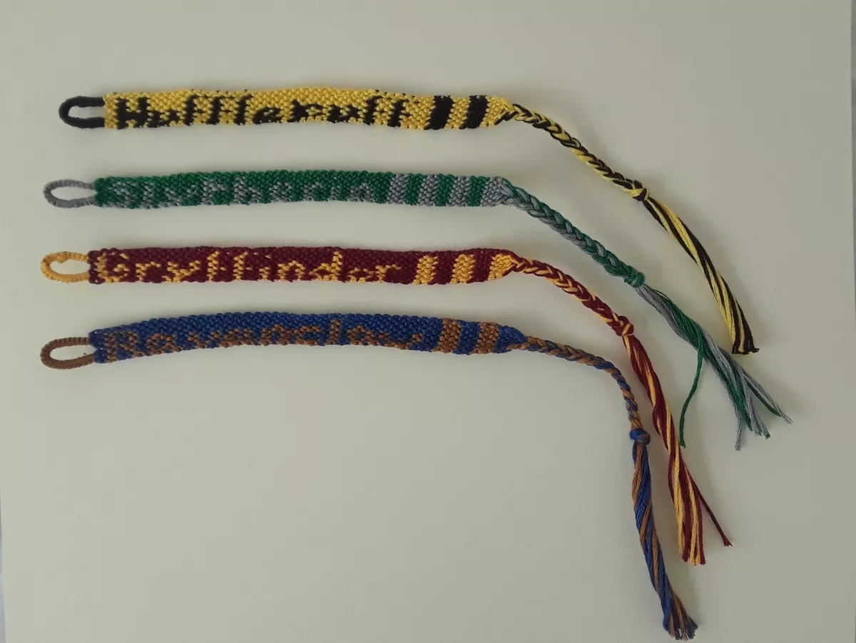 Hogwarts house shop friendship bracelet