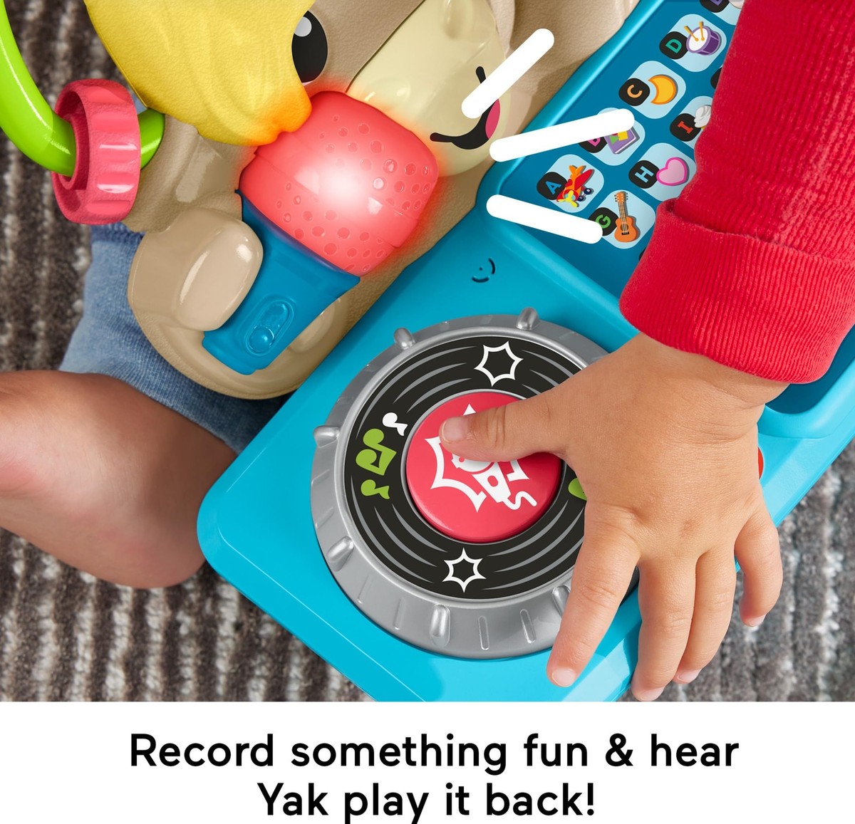 Fisher Price Link Squad A to Z Yak Musical Learning Toy with 115