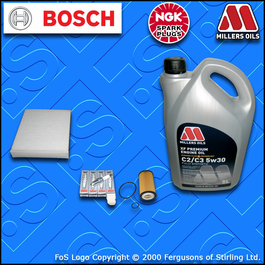 SERVICE KIT OPEL VAUXHALL ASTRA J MK6 1.4 OIL CABIN FILTER PLUG+OIL 09-15
