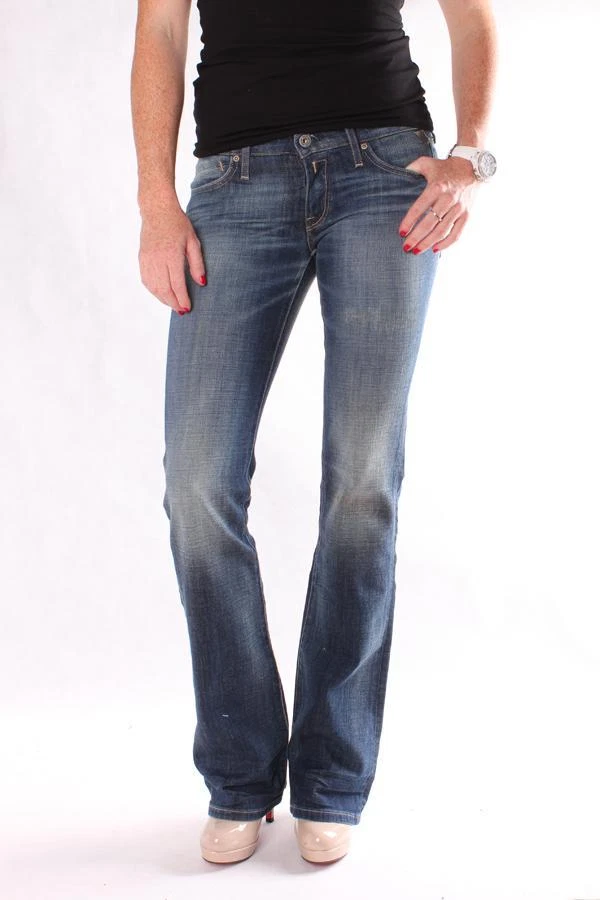 NEU DAMEN JEANS REPLAY W442A 369 931 009 Radell, Denim, Hose, Blau, Auswaschung - Bild 1 von 4