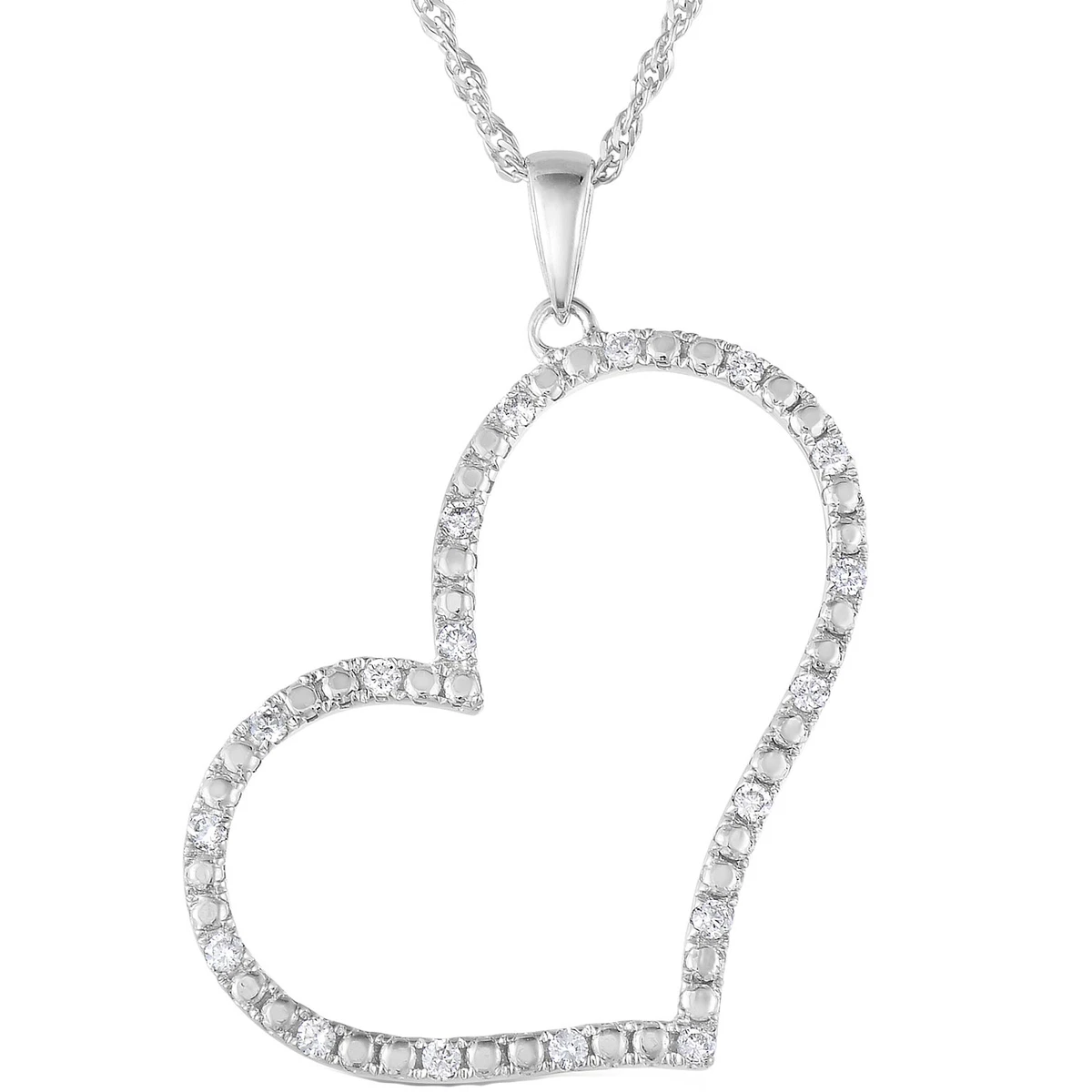 White gold necklace for girlfriend outlet
