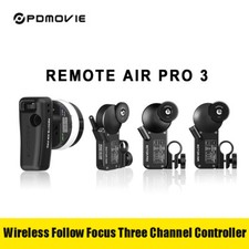 PDMOVIE Remote Air Pro 3 200m Wireless Follow Focus Three Channel Controller APP