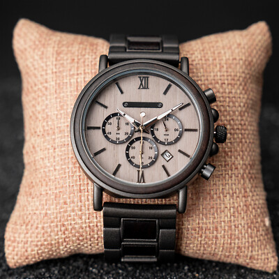 Men's Wood Watch Handmade Wooden Watch Anniversary Gift for Him