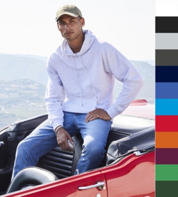 2er Pack Kapuzenpullover Fruit of the Loom Lightweight Hooded Sweat 62-140-0 TOP