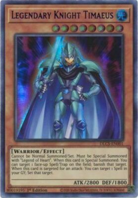Legendärer Ritter Timaeus - DLCS-DE001 - Grün Ultra Rare - 1. Auflage - Near Mi