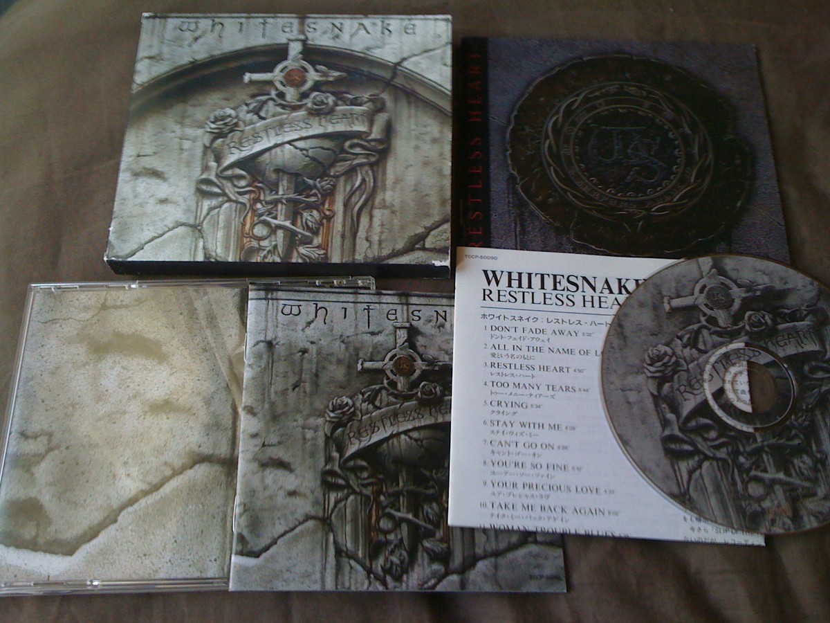 WHITESNAKE / restless heart / JAPAN LTD CD slipcase & book | eBay