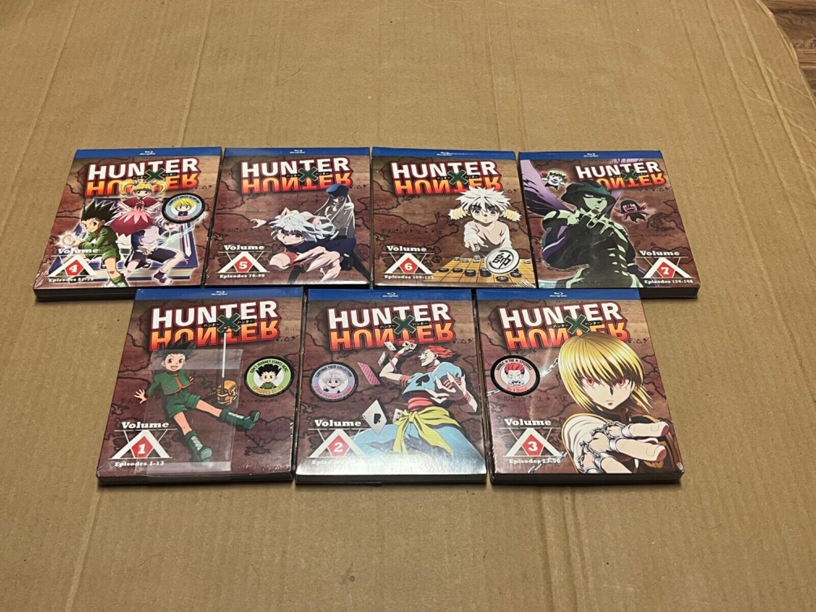 HUNTER X HUNTER COMPLETE SERIES VOL 1-7 1 2 3 4 5 6 7 (BLU-RAY) *NEW,  SEALED!**