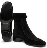 Saint Laurent Miles 30 Suede Ankle Boots Schuhe Shoes Stiefeletten Stiefel 40