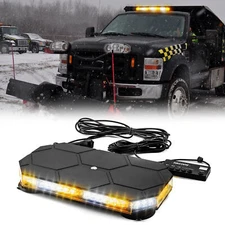 14'' 42LED Rooftop Strobe Lights Emergency Safety Warning for Snow Plows,Tractor