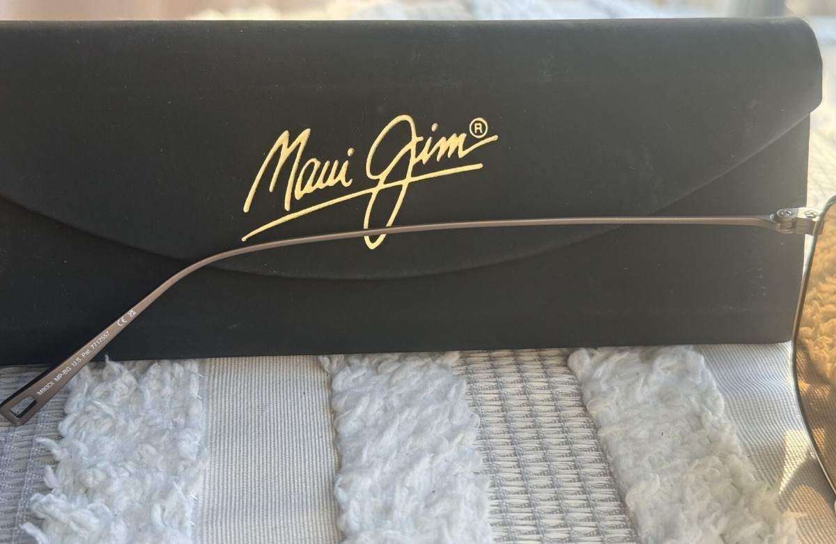 Maui Jim Mikioi MJ 887 01 チタン サテン セピア Maui Jim Kenui 642 Sunglasses:GS642-14, RS642-01, HTS642-01A