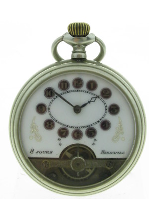 HEBDOMAS TAGE TASCHENUHR UM 1900