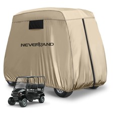 Golf Cart Cover 4 Passenger Waterproof Polyester UV Dust Outdoor Sun Protection