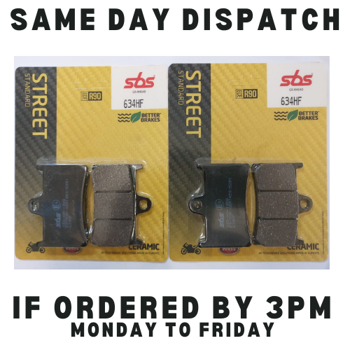 SBS Ceramic Front Brake Pads Yamaha BT 1100 Bulldog 2002 to 2006