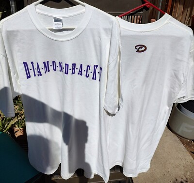 Three (3) Vintage Diamondback Double-sided White T-shirts
