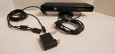 Microsoft  Xbox 360 Kinect Sensor #1414 Bar & Cords Only - Black - Tested Works