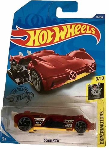 Hot Wheels Experimotors Slide Kick, 46/250 Red