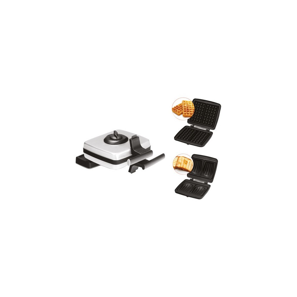 Gaufrier Frifri 1200W Cool Touch avec Plaques Amovibles Antiadhésives