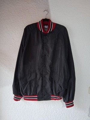 Vintage 90s Russel Athletic Coach Jacket Men Black Red Xlarge Made In USA