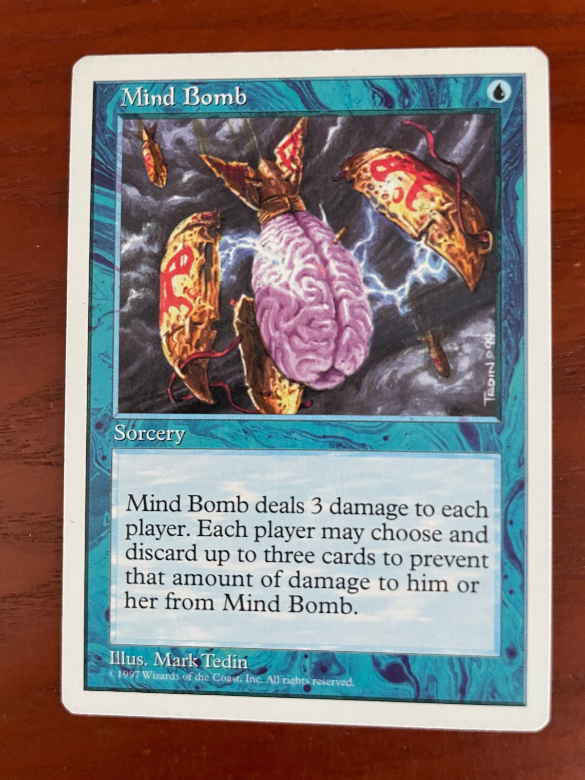 MTG Mind Bomb SINGLE USED EXCELLENT CONDITION SEE PHOTOS