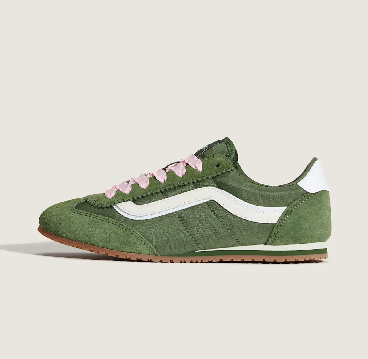 Vans Super Lowpro Shoes in Green and White All Sizes Limited Stock