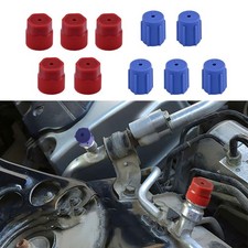 10 Pcs R134a Cap A/C Cap Air Conditioning Service AC System Charging Port Cap
