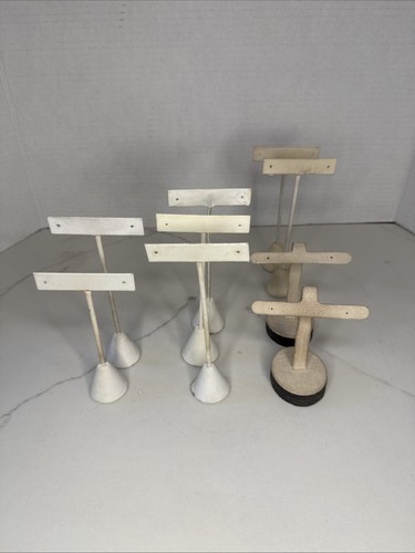 Lot of 9 Earring Jewelry Displays Holder Stand Organizer Retail Display