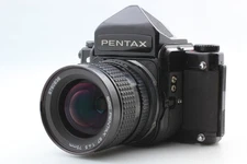 ALL Late [Exc+5] Pentax 67 Eye Level Finder Camera + SMC P 75mm f/4.5 Lens JAPAN