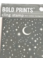 Hero Arts Bold Prints "Starry Sky" 6 X 6 In Cling Stamp- Background- Brand New