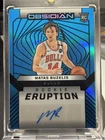 2024-25 Obsidian Matas Buzelis Rookie Eruption Auto Autograph RC Blue Flood /30