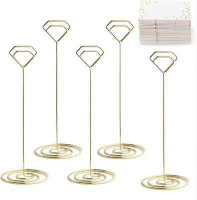 12pcs Unique Table  Holders with 14pcs Place Cards, Table