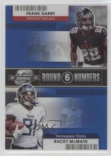 2021 Panini Contenders Optic Blue Prizm 59/99 Frank Darby Racey McMath 0l5d