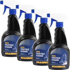 4x 500ml MANNOL TEXTILE CLEANER SITZ& POLSTER REINIGER SITZE FUßMATTEN REINIGUNG