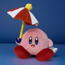Kirby With Parasol Umbrella All Star Collection 5" Plush Little Buddy