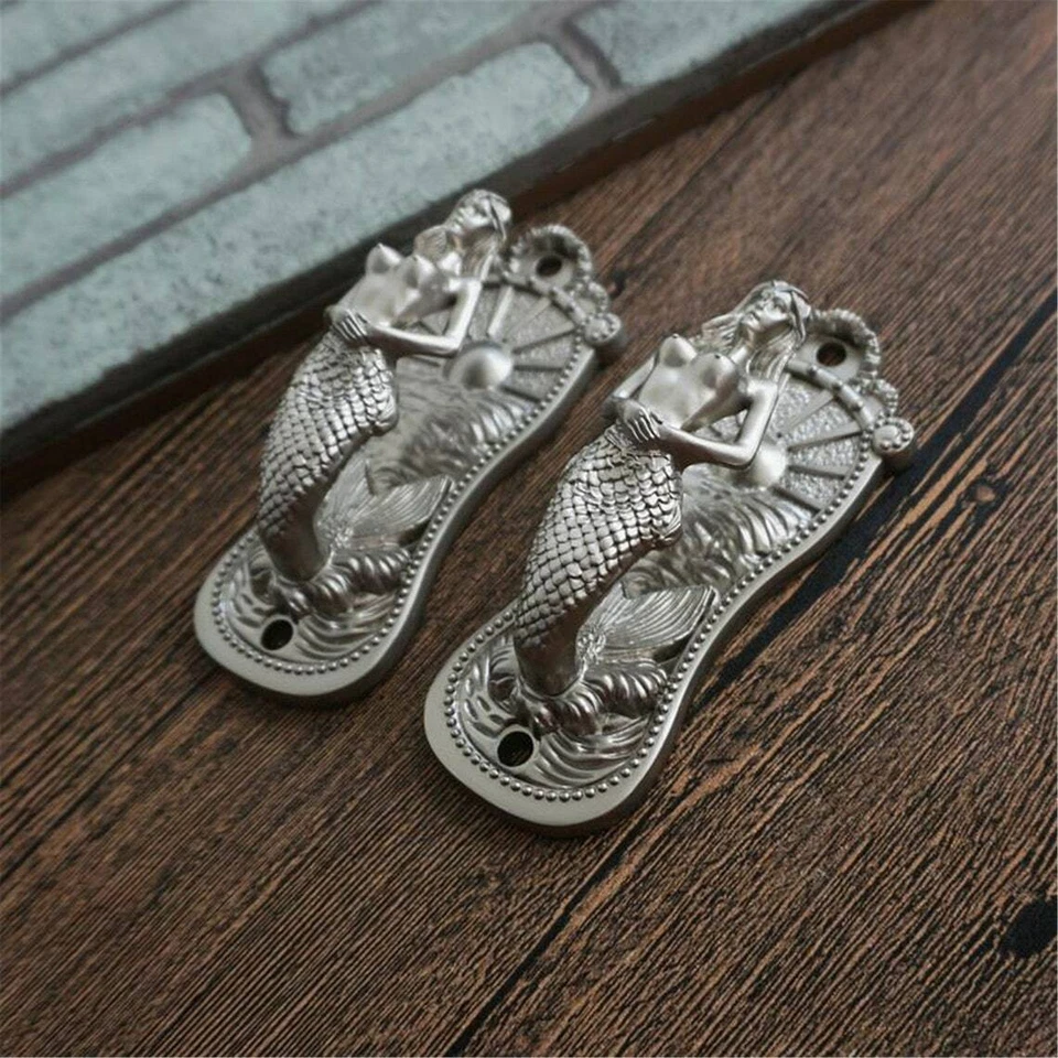 Vintage Bronze Mermaid Hooks Wall Hook Curtain Tie Backs Coat Hooks Coat Hangers - Image 4 of 4