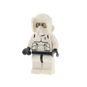 1x Lego Minifigure Star Wars Imperial Scout Trooper White Helmet 9489 sw0005b