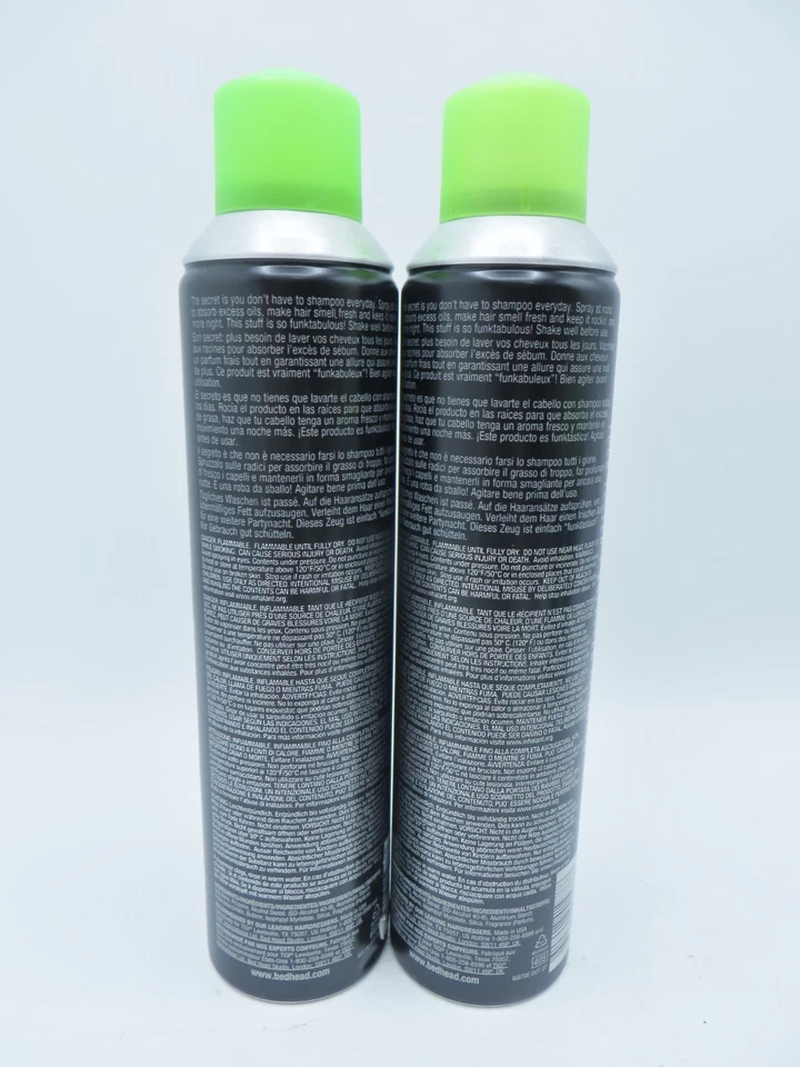 TIGI BED HEAD ROCKAHOLIC DIRTY SECRET DRY SHAMPOO 6.3 OZ (Lot of 2) Scuffed! - Image 2 of 2