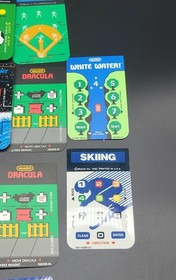 Large lot of Intellivision Game Overlays