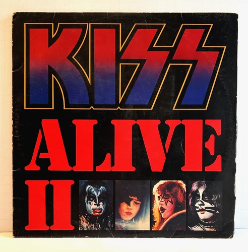 Kiss Alive II ~ 1977 Vinyl Double LP ~ Casablanca Records ~ 1st Press