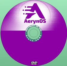 Latest New Release Aeryn OS Linux Operating System for PC on DVD