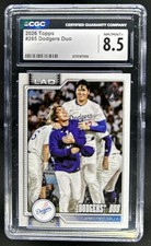 2026 Topps Dodgers Duo #265 CGC 8.5 (B)
