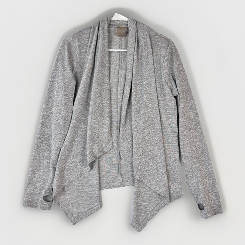 Neighborhood, Cory Vines Neighborhood Fly Cardigan Womens L Large Gray Open Front