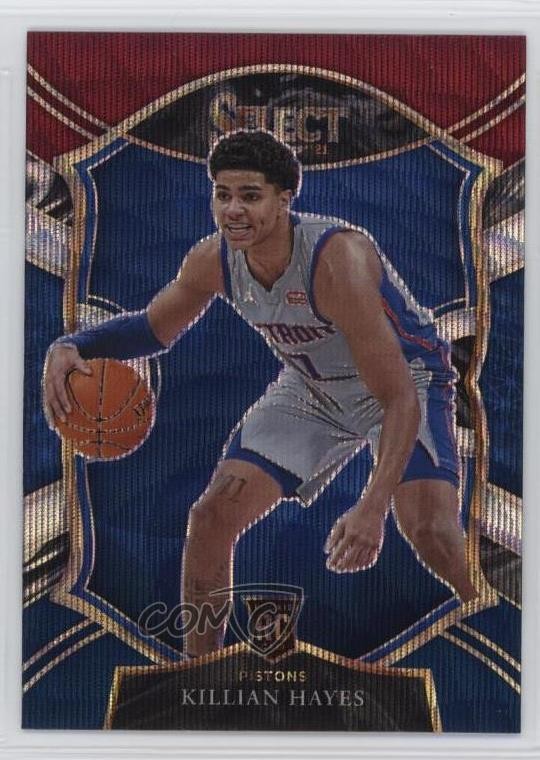2020-21 Panini Select Concourse Tri-Color Prizm Killian Hayes #67 w5c