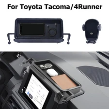 For Toyota 4Runner 2025 Dash Storage Box Organizer Tray 8"Screen Phone Holder