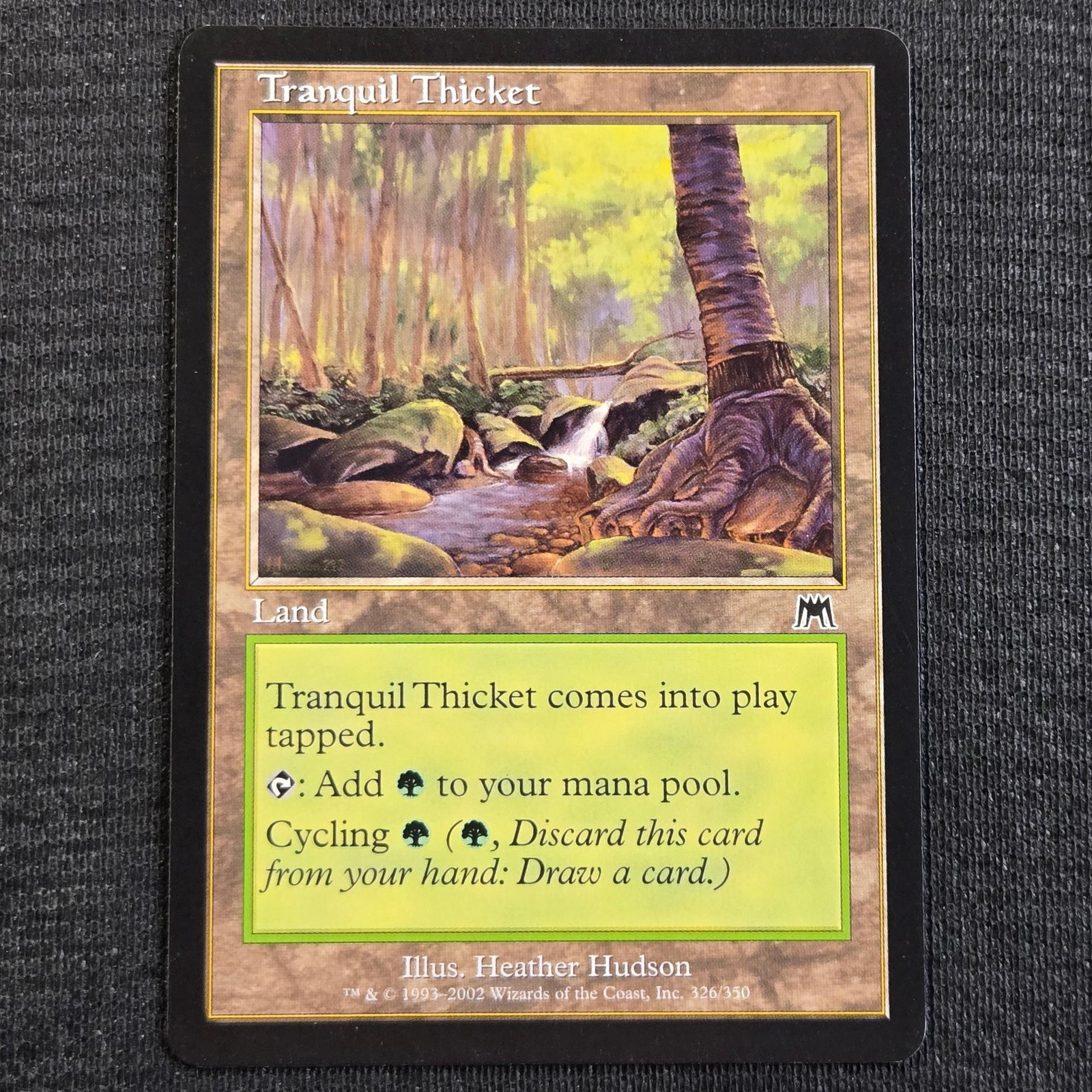 Magic: The Gathering Onslaught Tranquil Thicket Common 326 Lightly Played