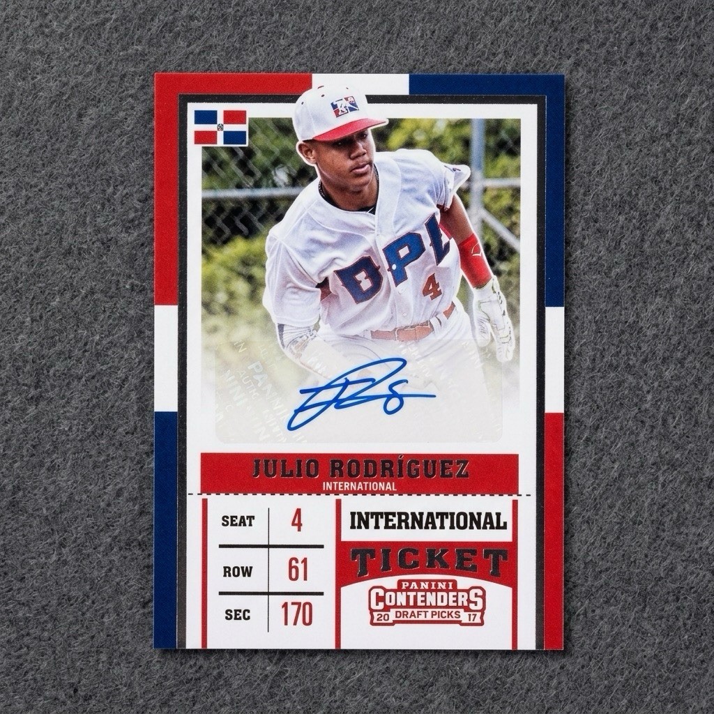 âš¾ ULTRA-RARE PROSPECT GEM: 2017 Panini Contenders Julio RodrÃguez 💎