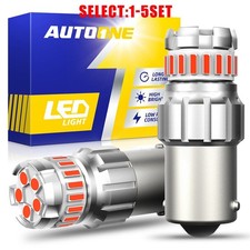 Red 1156 Led Stop Tail Brake Light Bulbs Anty Flash Error Free Upgrade 2-10x