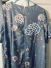 Flowered Printed Dress for Women -Extra Large